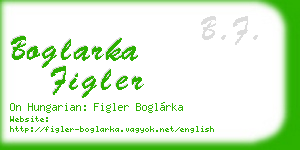 boglarka figler business card